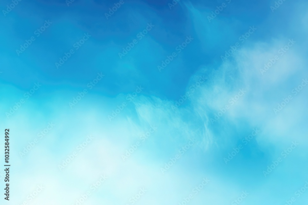 Editable vector background of white cloud detail in a blue sky made using a gradient mesh Editable vector background of white cloud detail in a blue sky made using a gradient mesh