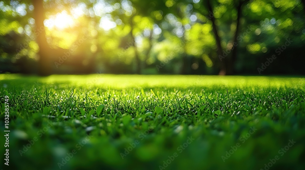 Close-up of Lush Green Grass Close-up of Lush Green Grass