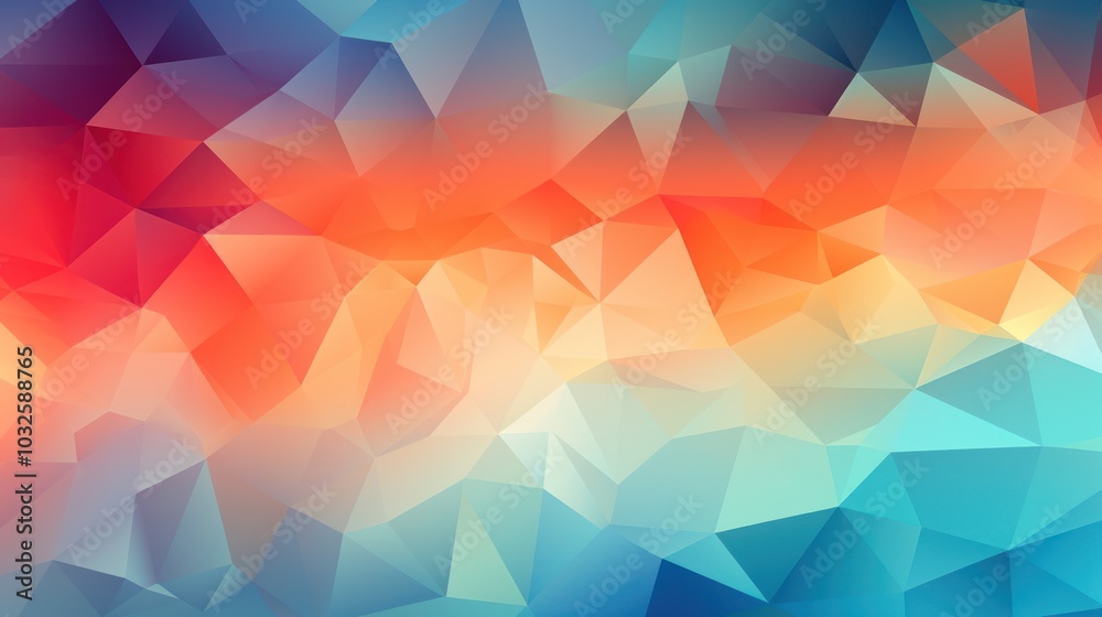 Colorful Polygon Background Colorful Polygon Background