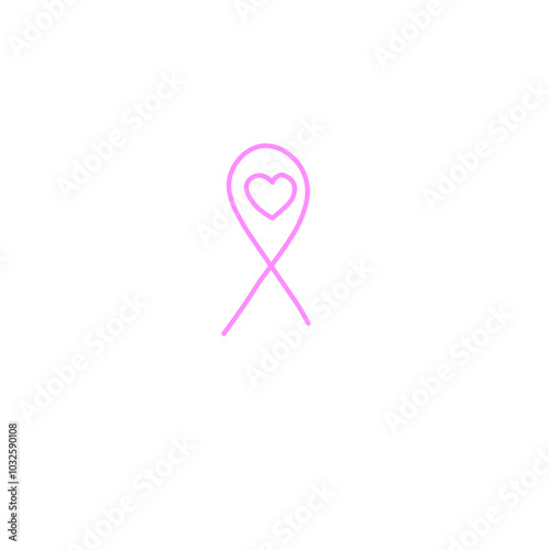 Cancer Ribbon Icon