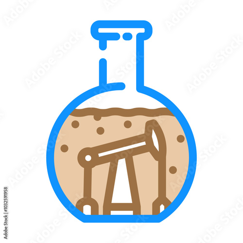 petrochemicals oil industry color icon vector. petrochemicals oil industry sign. isolated symbol illustration