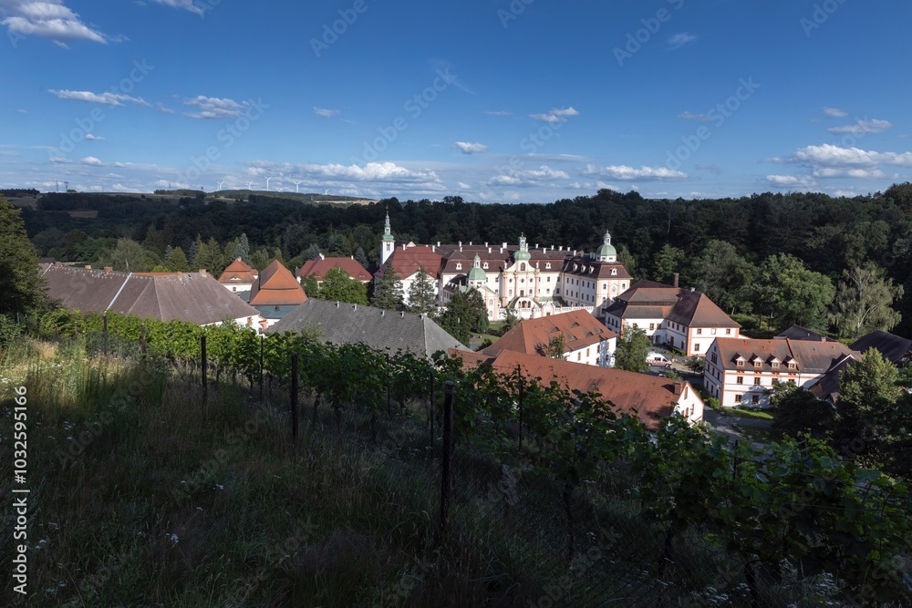 Cisterciënzer abby, Cloister Marienthal Ostritz Saxony East Germany. Cisterciënzer abby, Cloister Marienthal Ostritz Saxony East Germany.