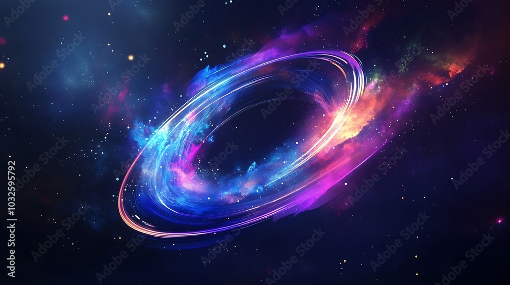 Reflective holographic design with smooth curves and plenty of room for words
Reflective holographic design with smooth curves and plenty of room for words
