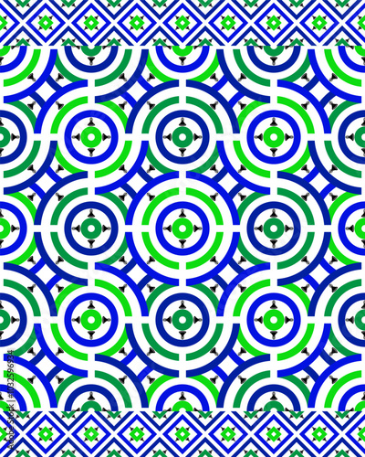 lesotho pattern. mandala background. geometric texture for decoration. vector illustration
