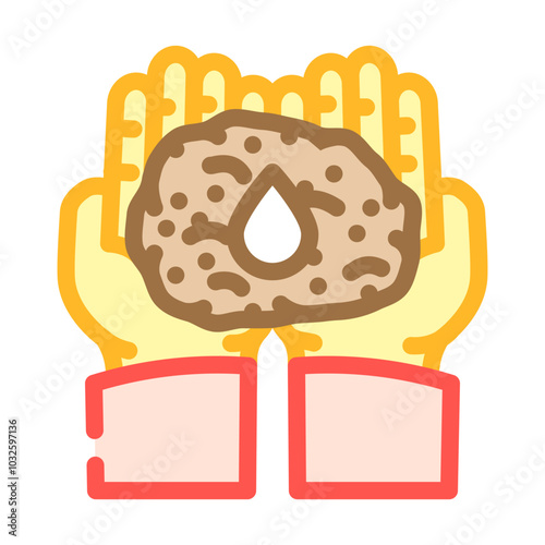oil sands industry color icon vector. oil sands industry sign. isolated symbol illustration