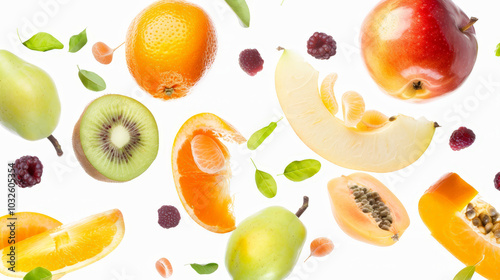 background with fruits