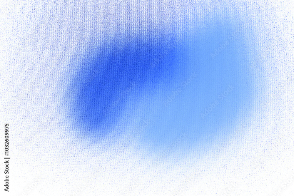 Pastel blue purple violet lilac lavender cornflower gray white abstract background. Noise grain mesh spray. Color gradient. Spot blot oval circle. Light pale soft. Fluid water explosion splash. Design