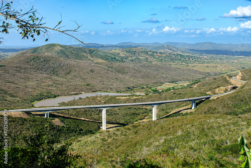 Cascavel Bridge, Serra das Russas, BR-232 Highway, connects Recife to the interior of the State of Pernambuco, Brazil on October 14, 2007. photo