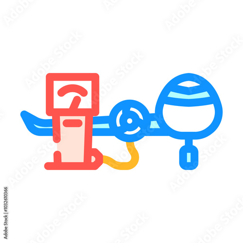 jet fuel oil industry color icon vector. jet fuel oil industry sign. isolated symbol illustration
