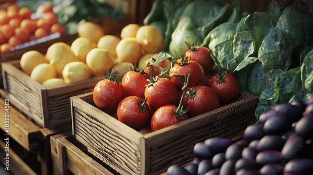 Fresh market fruits and vegetables Fresh market fruits and vegetables
