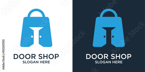  shop door line vector abstrack