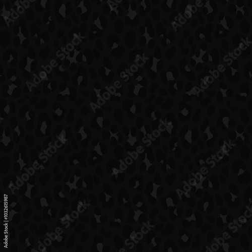 
leopard background black design seamless vector illustration, trendy wild cat skin pattern