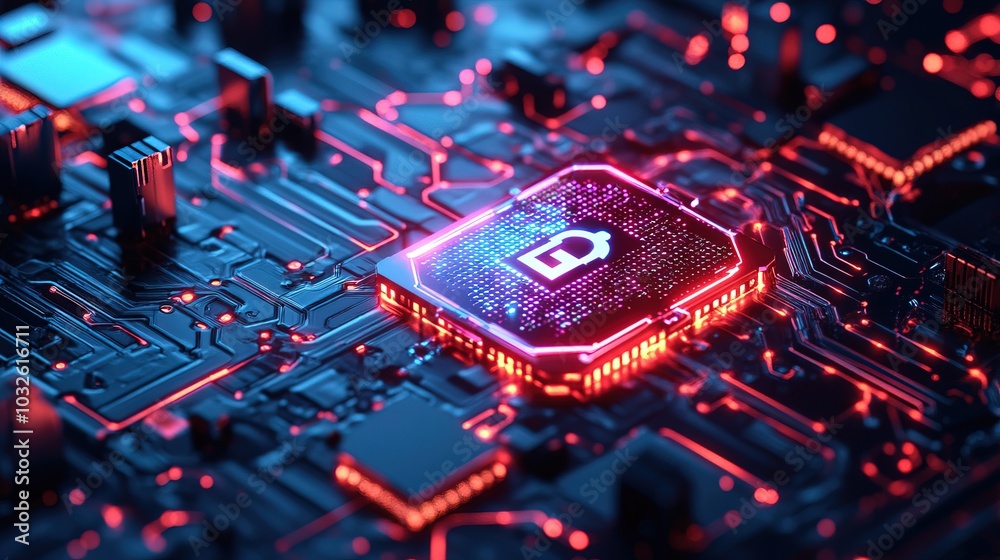 Cybersecurity, 3d shield and lock on network for digital transformation Cybersecurity, 3d shield and lock on network for digital transformation