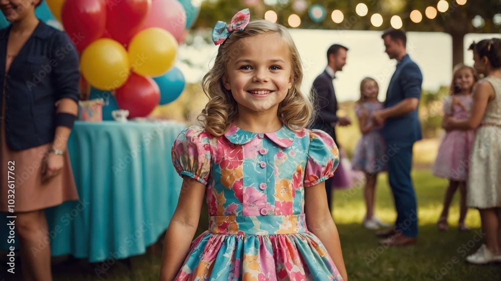 Girl in vintage clothes. Popular vintage style