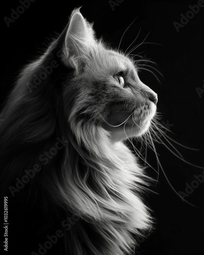 Portrait of a cat