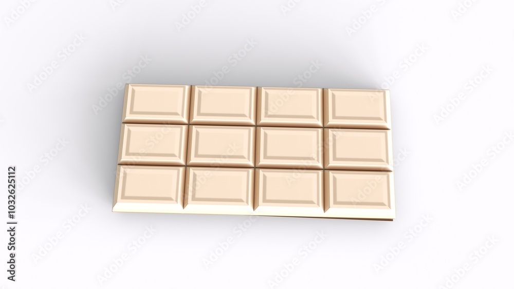 white and dark chocolate with white background white and dark chocolate with white background