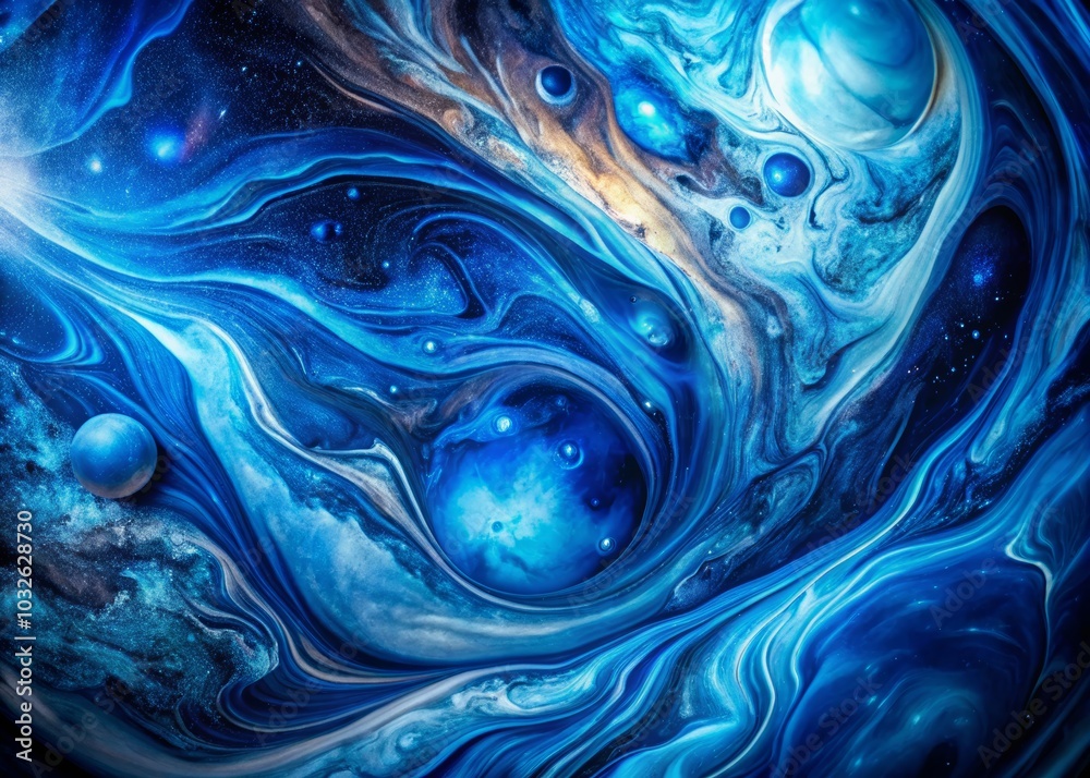 Abstract Blue Swirling Marble Background for Photography Abstract Blue Swirling Marble Background for Photography