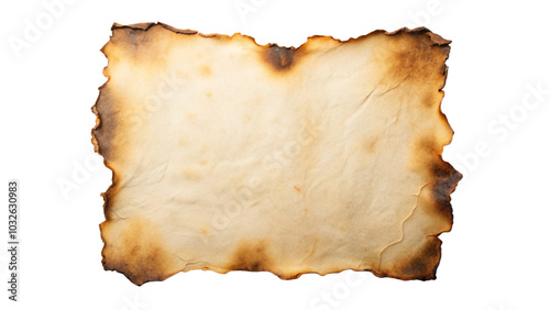 Burnt Parchment Paper Texture Mockup for Vintage Scrolls, Invitations, Maps, and Fantasy-Themed Designs