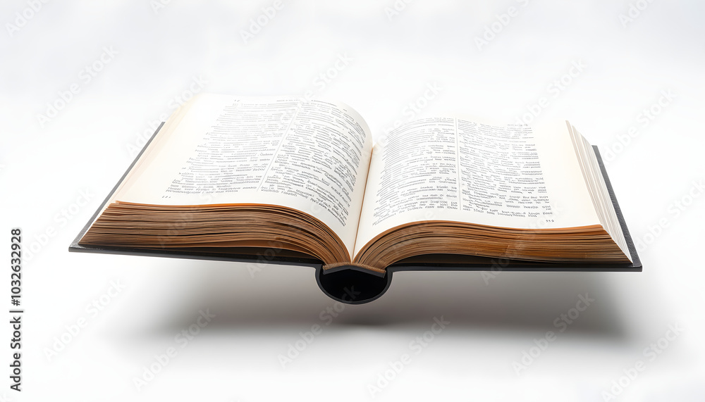 Book Floating In Mid Air isolated with white highlights, png Book Floating In Mid Air isolated with white highlights, png