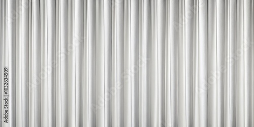 Soft Elegance Minimalist White Fabric Curtain with Subtle Texture for Tranquil Interior Design - Close-up Monochromatic View, Calm and Serene Aesthetic