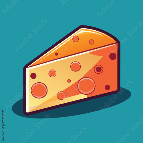 Cheese triangle shape piece