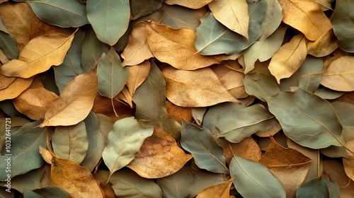 Dried Curry Leaves Background