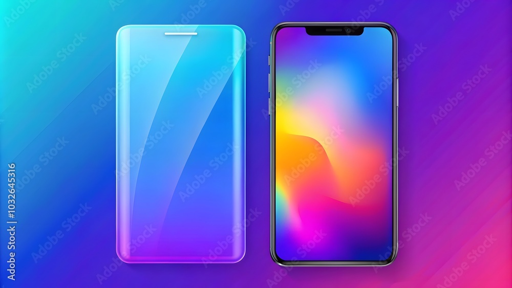 Gradient glass morphism background for banner and mobile app template Gradient glass morphism background for banner and mobile app template