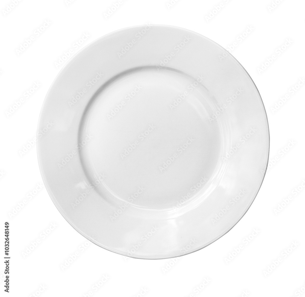 white plate isolated white plate isolated