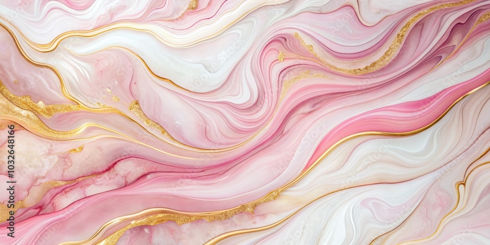 Abstract Pink and Gold Swirls - Liquid Marble Texture, marble, abstract art Abstract Pink and Gold Swirls - Liquid Marble Texture, marble, abstract art