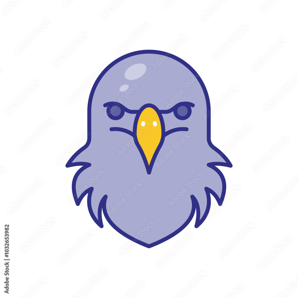 Eagle vector icon stock illustration Eagle vector icon stock illustration
