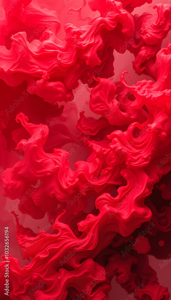 Waves and drops of red paints. Cosmic magic background. Blood-red cloud of ink. Beautiful abstract background isolated with white highlights, png Waves and drops of red paints. Cosmic magic background. Blood-red cloud of ink. Beautiful abstract background isolated with white highlights, png