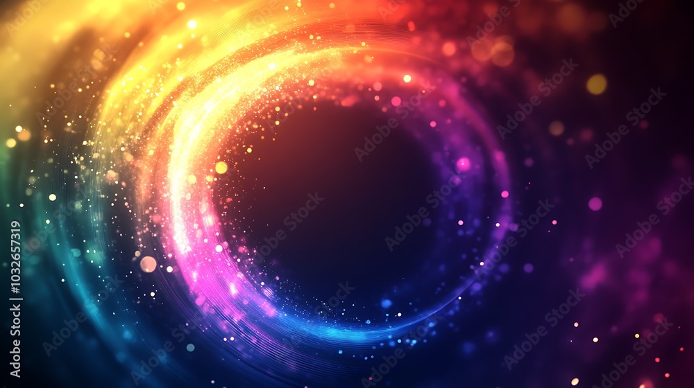 A glowing holographic logo emerging from a digital interface, with ample space for text A glowing holographic logo emerging from a digital interface, with ample space for text
