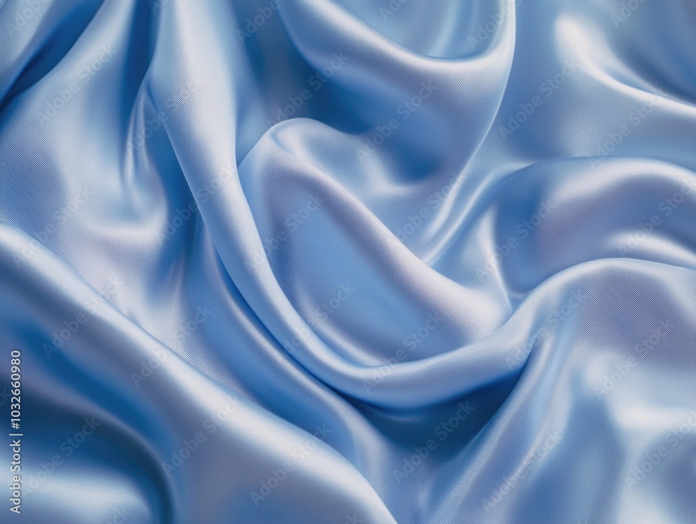 Luxurious Blue Silk Fabric Luxurious Blue Silk Fabric