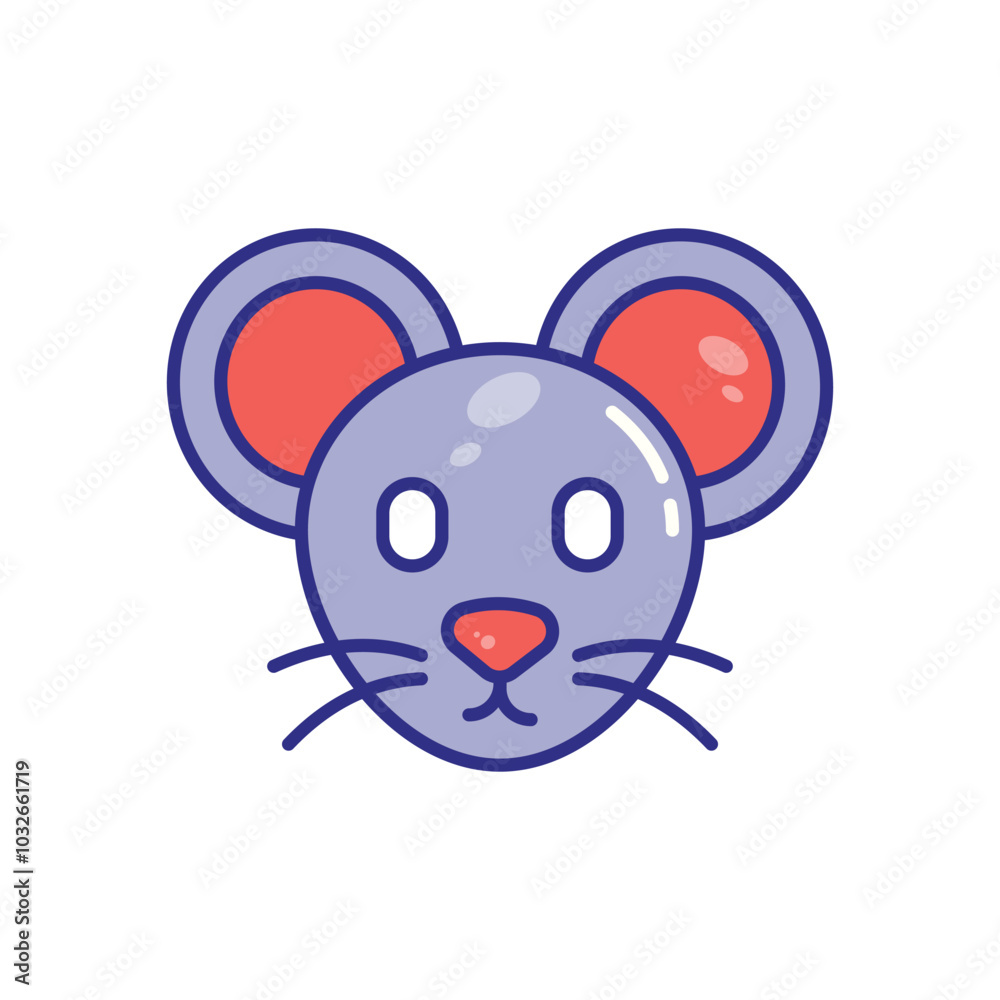 Mouse vector icon stock illustration Mouse vector icon stock illustration