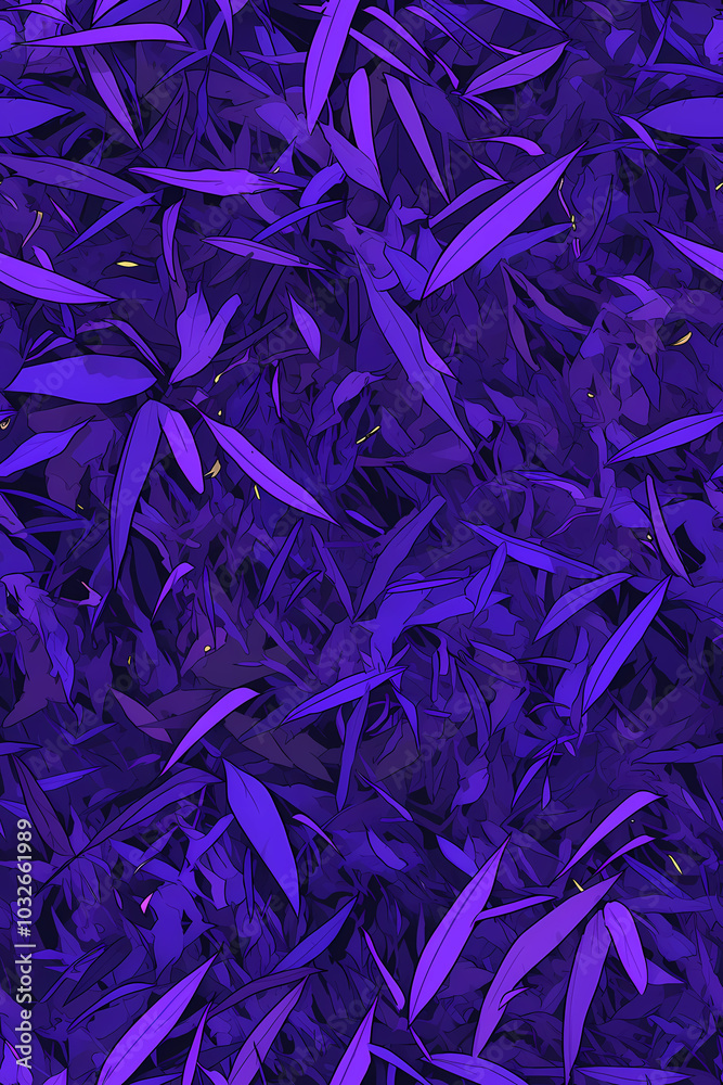 A Vivid Seamless Grass Pattern Adorned With Deep Purple Hues for Artistic Nature-Inspired Designs A Vivid Seamless Grass Pattern Adorned With Deep Purple Hues for Artistic Nature-Inspired Designs