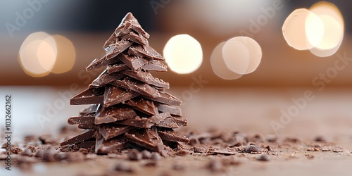 chocolate christmas tree 