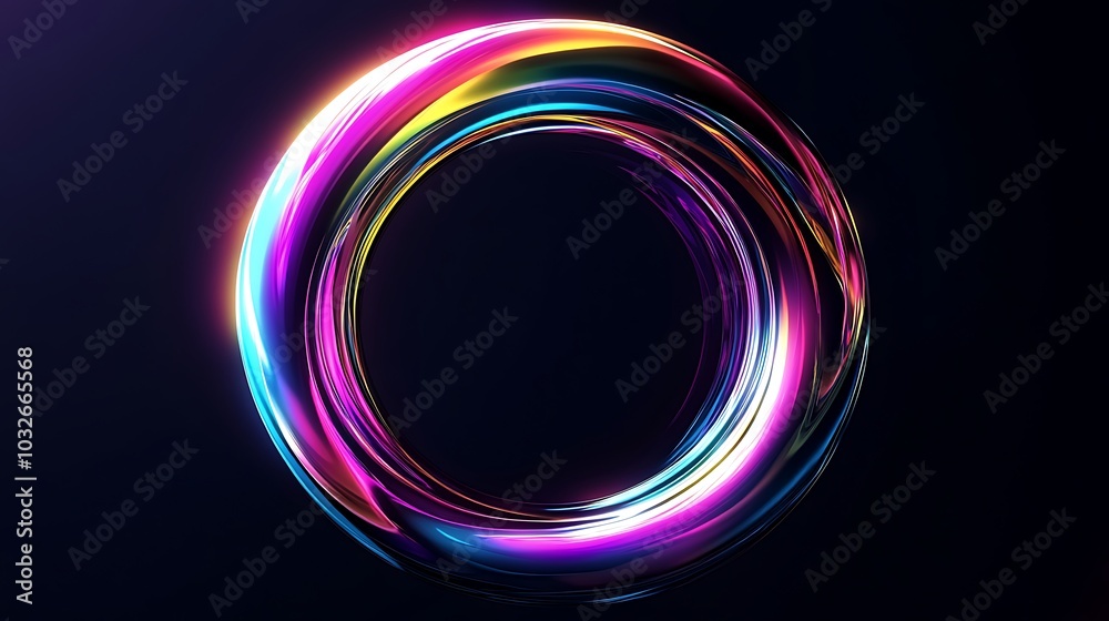 Reflective surfaces glow on this holographic logo, perfect for your message
Reflective surfaces glow on this holographic logo, perfect for your message