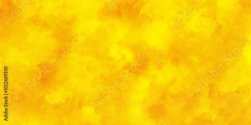 Yellow watercolor vector art background for cards, flyer, poster,Abstract vibrant yellow watercolor on white background,watercolor background with abstract cloudy sky concept.