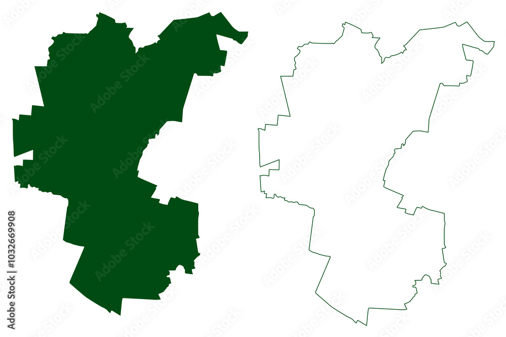 Celaya municipality (Free and Sovereign State of Guanajuato, Mexico, United Mexican States) map vector illustration, scribble sketch Celaya map Celaya municipality (Free and Sovereign State of Guanajuato, Mexico, United Mexican States) map vector illustration, scribble sketch Celaya map