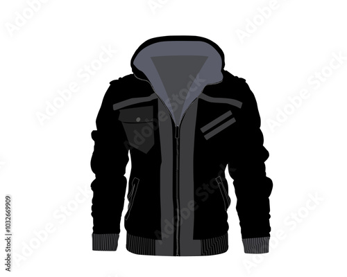 Leather Jacket Vector Free Download