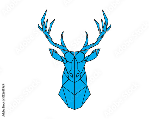 Deer Geometric Design Free Download