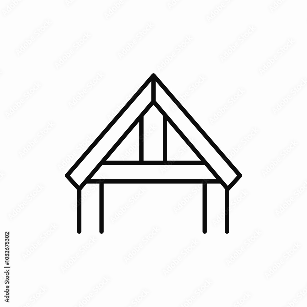 architecture roof icon sign vector architecture roof icon sign vector
