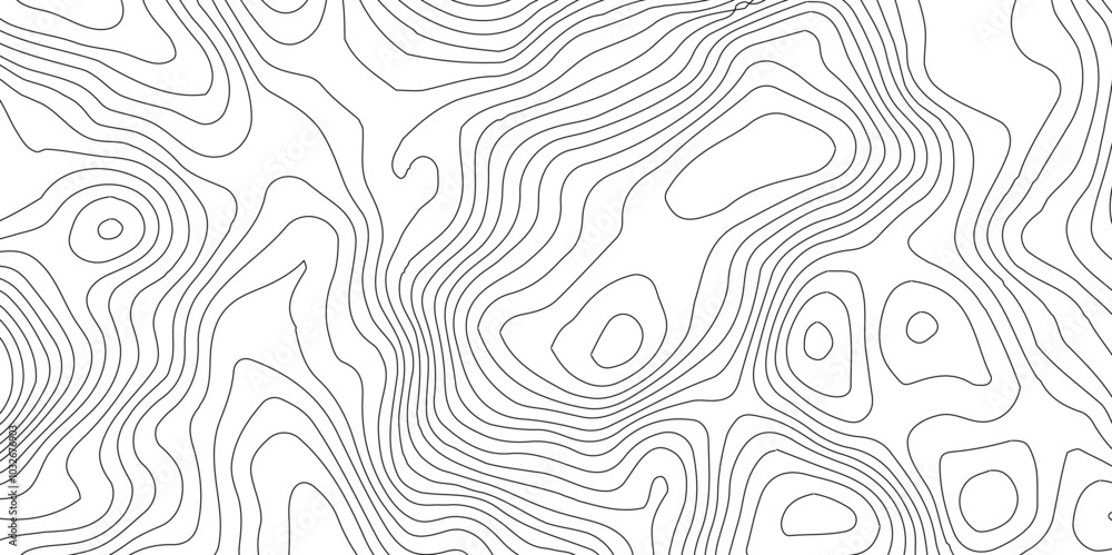 Fototapeta premium Topographic map patterns, topography line map.Abstract topographic contours map background,paper texture Imitation of a geographical map shades,Abstract topographic contours map background, Vector con