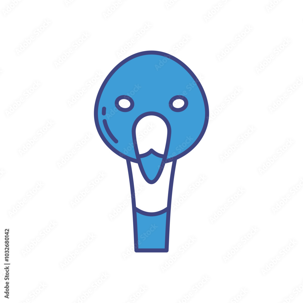 Flamingo vector icon stock illustration Flamingo vector icon stock illustration