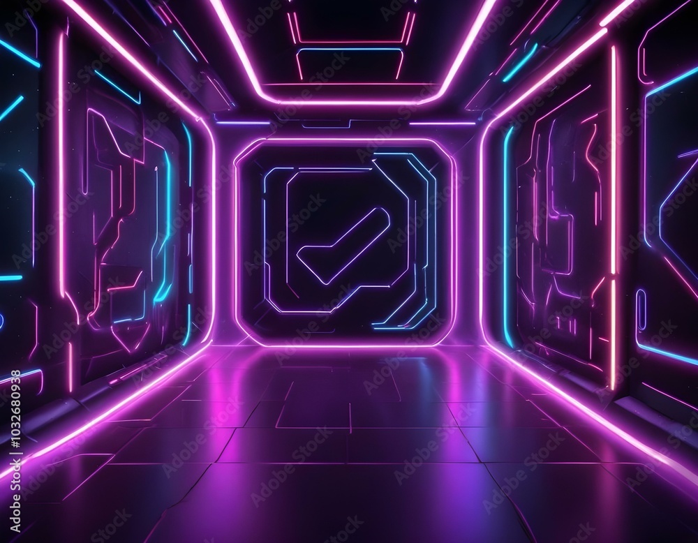 Neon illuminated futuristic backdrop realistic image ultra hd high design very detailed
Neon illuminated futuristic backdrop realistic image ultra hd high design very detailed