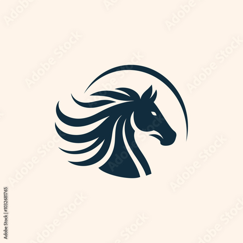 Wallpaper Mural Horse logo icon vector illustration 4 Torontodigital.ca