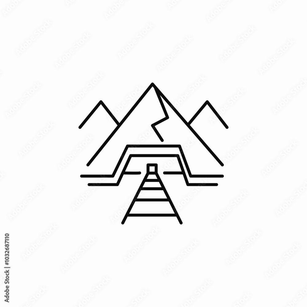 desert ranch icon sign vector desert ranch icon sign vector