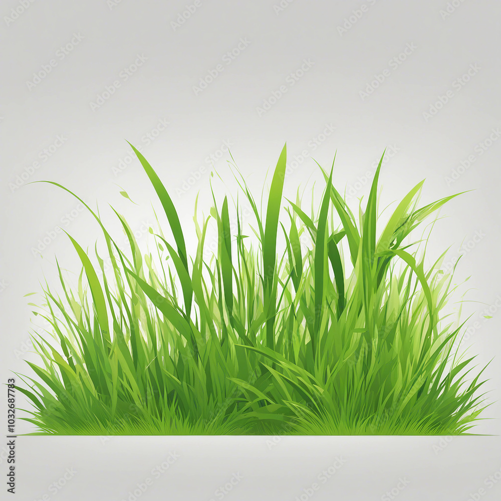 Obraz premium green grass illustration background