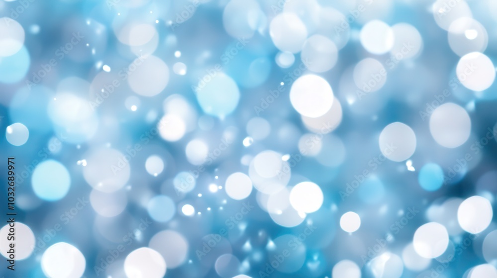 Soft Blue Bokeh Background for Calm Aesthetic Soft Blue Bokeh Background for Calm Aesthetic
