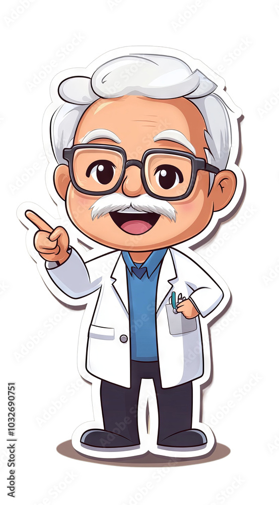 Cute Cartoon Doctor Character Illustration Cute Cartoon Doctor Character Illustration